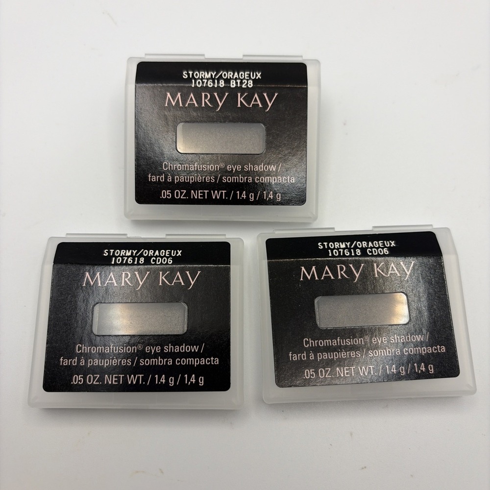 Mary Kay CHROMAFUSION EYE SHADOW 0.05 Oz Stormy 107618 Lot Of 3 New